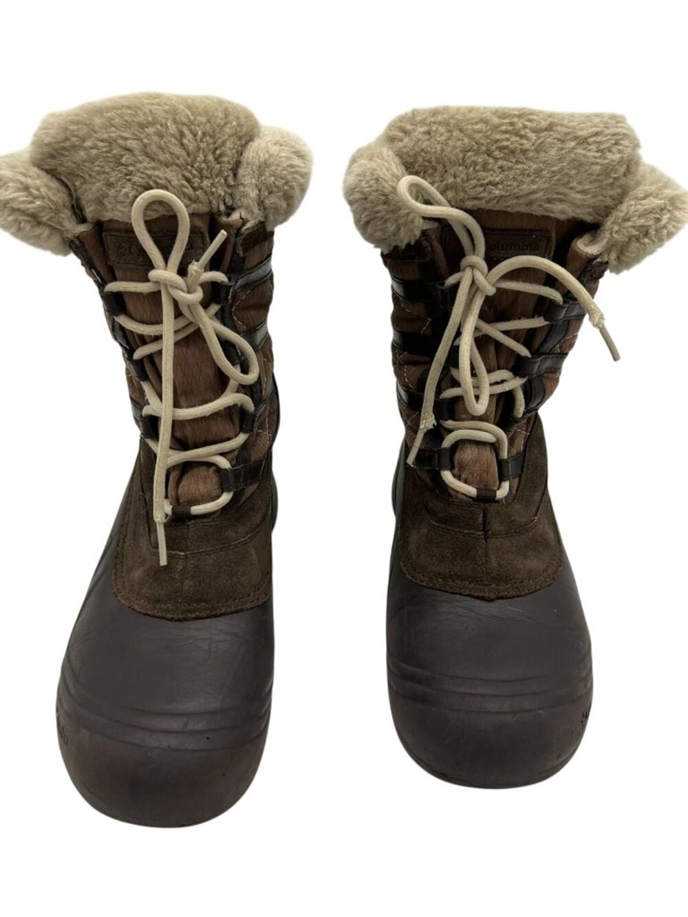 Columbia Womens Sierra Summette 2 Winter Boots Size 9.5 Mid Calf Insulated Brown
